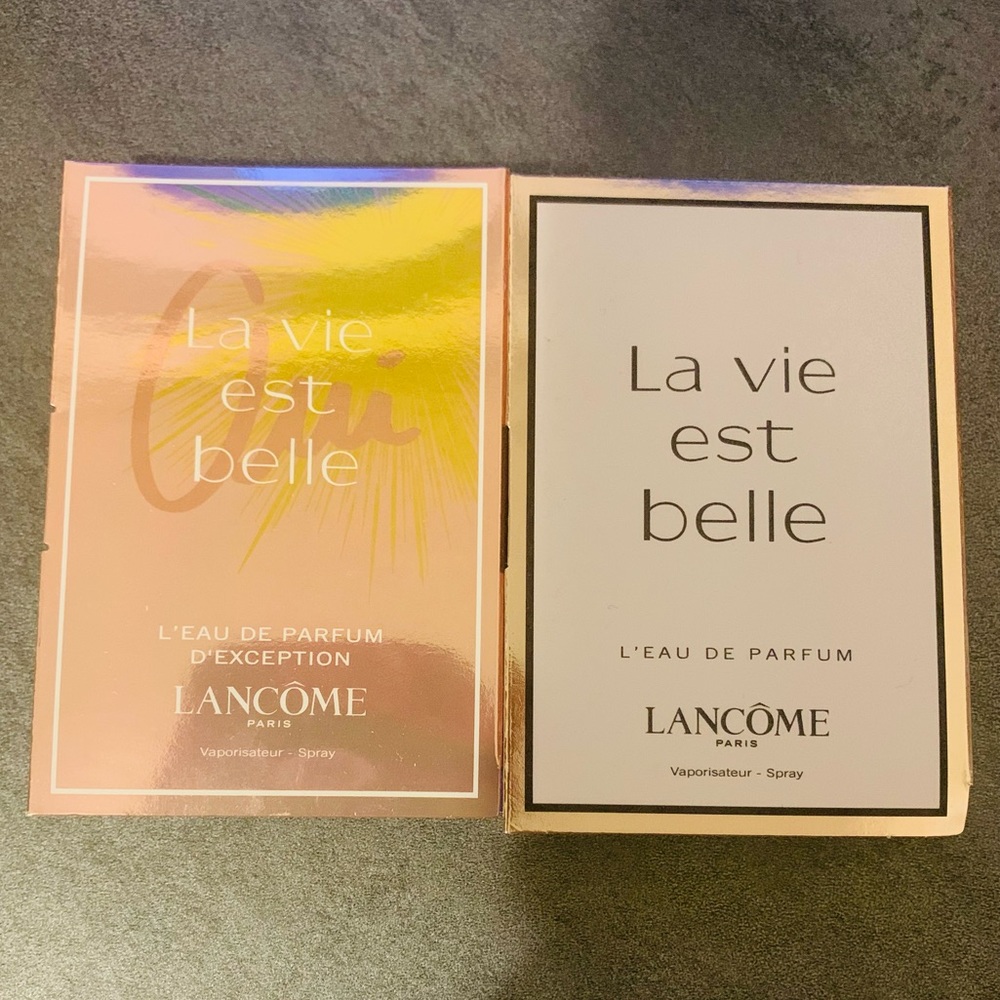 Two Lancôme La Vie Est Belle Perfume Samples (1.2ml X2)